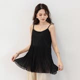 キャミソール プリーツ レディース | PlusNao | 詳細画像2 