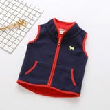 フリースベスト ジップアップベスト チョッキ | PlusNao | 詳細画像4 