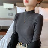 カットソー タートルネック レディース | PlusNao | 詳細画像12 