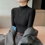 カットソー タートルネック レディース | PlusNao | 詳細画像3 