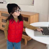 中綿ベスト ダウン風ベスト キッズ | PlusNao | 詳細画像11 