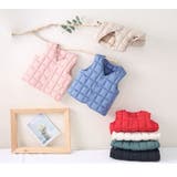 中綿ベスト ダウン風ベスト キッズ | PlusNao | 詳細画像14 