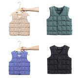 中綿ベスト ダウン風ベスト キッズ | PlusNao | 詳細画像15 