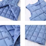 中綿ベスト ダウン風ベスト キッズ | PlusNao | 詳細画像16 