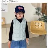 中綿ベスト ダウン風ベスト キッズ | PlusNao | 詳細画像17 