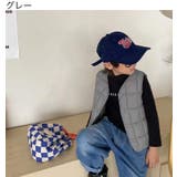 中綿ベスト ダウン風ベスト キッズ | PlusNao | 詳細画像18 
