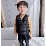 中綿ベスト ダウン風ベスト キッズ | PlusNao | 詳細画像7 