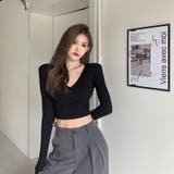 カットソー 長袖 ショート丈 | PlusNao | 詳細画像4 