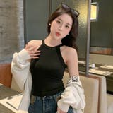 タンクトップ カップ付き ホルターネック | PlusNao | 詳細画像2 