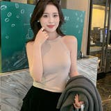 タンクトップ カップ付き ホルターネック | PlusNao | 詳細画像7 