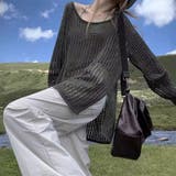 サマーニット 長袖 透かし編み | PlusNao | 詳細画像4 