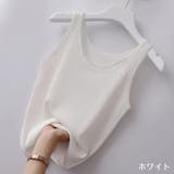 タンクトップ リブ レディース | PlusNao | 詳細画像14 