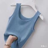 タンクトップ リブ レディース | PlusNao | 詳細画像17 