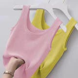 タンクトップ リブ レディース | PlusNao | 詳細画像3 