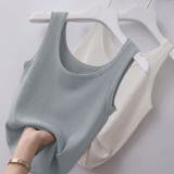 タンクトップ リブ レディース | PlusNao | 詳細画像5 