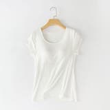 カップ付きTシャツ カップ付きカットソー ブラトップ | PlusNao | 詳細画像10 