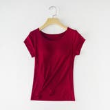 カップ付きTシャツ カップ付きカットソー ブラトップ | PlusNao | 詳細画像14 
