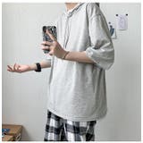 パーカー 五分袖 メンズ | PlusNao | 詳細画像5