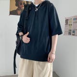 パーカー 五分袖 メンズ | PlusNao | 詳細画像7