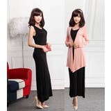 ノースリーブロングワンピース レディース 婦人服 | PlusNao | 詳細画像3