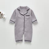 パジャマ風ロンパース ロンパース カバーオール | PlusNao | 詳細画像9 