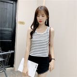 タンクトップ Uネック ノースリーブ | PlusNao | 詳細画像5 