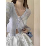 カーディガン 長袖 ショート丈 | PlusNao | 詳細画像4 