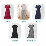 ワンピース 半袖 ラウンドネック | PlusNao | 詳細画像16