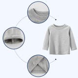 長袖Tシャツ カットソー キッズ | PlusNao | 詳細画像15 