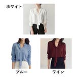 ブラウス シフォンブラウス 長袖 | PlusNao | 詳細画像9