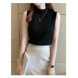 サマーニット ノースリーブ ハイネック | PlusNao | 詳細画像11 