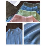 サマーニット ノースリーブ ハイネック | PlusNao | 詳細画像18 