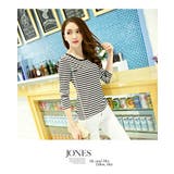 長袖Tシャツ レディース プルオーバーボーダー | PlusNao | 詳細画像2 