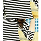 長袖Tシャツ レディース プルオーバーボーダー | PlusNao | 詳細画像6 