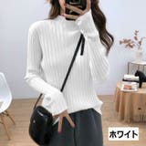 リブニット セーター ボトルネック | PlusNao | 詳細画像14 