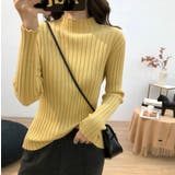 リブニット セーター ボトルネック | PlusNao | 詳細画像18 