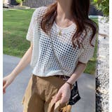 サマーニット 半袖 レディース | PlusNao | 詳細画像4 