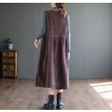 ジャンパースカート レディース 大きいサイズ | PlusNao | 詳細画像8 