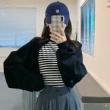 トレーナー プルオーバー 重ね着風デザイン | PlusNao | 詳細画像12