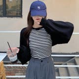 トレーナー プルオーバー 重ね着風デザイン | PlusNao | 詳細画像6