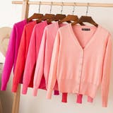 Vネックカーディガン レディース トップス | PlusNao | 詳細画像4 