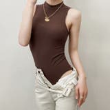 ノースリーブカットソー ボディスーツ レディース | PlusNao | 詳細画像5 