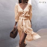 ワンピース ひざ丈 長袖 | PlusNao | 詳細画像9 