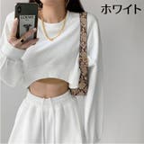 トレーナー 長袖 クロップド丈 | PlusNao | 詳細画像10