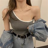 変形タンクトップ カットソー レディース | PlusNao | 詳細画像12 