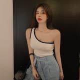 変形タンクトップ カットソー レディース | PlusNao | 詳細画像2 