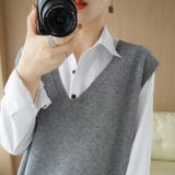 ベスト ニットノースリーブ 袖なし | PlusNao | 詳細画像10 