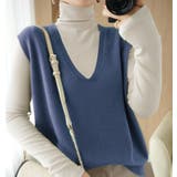 ベスト ニットノースリーブ 袖なし | PlusNao | 詳細画像4 