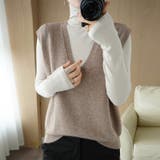 ベスト ニットノースリーブ 袖なし | PlusNao | 詳細画像8 