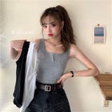 タンクトップ ノースリーブ レディース | PlusNao | 詳細画像2 